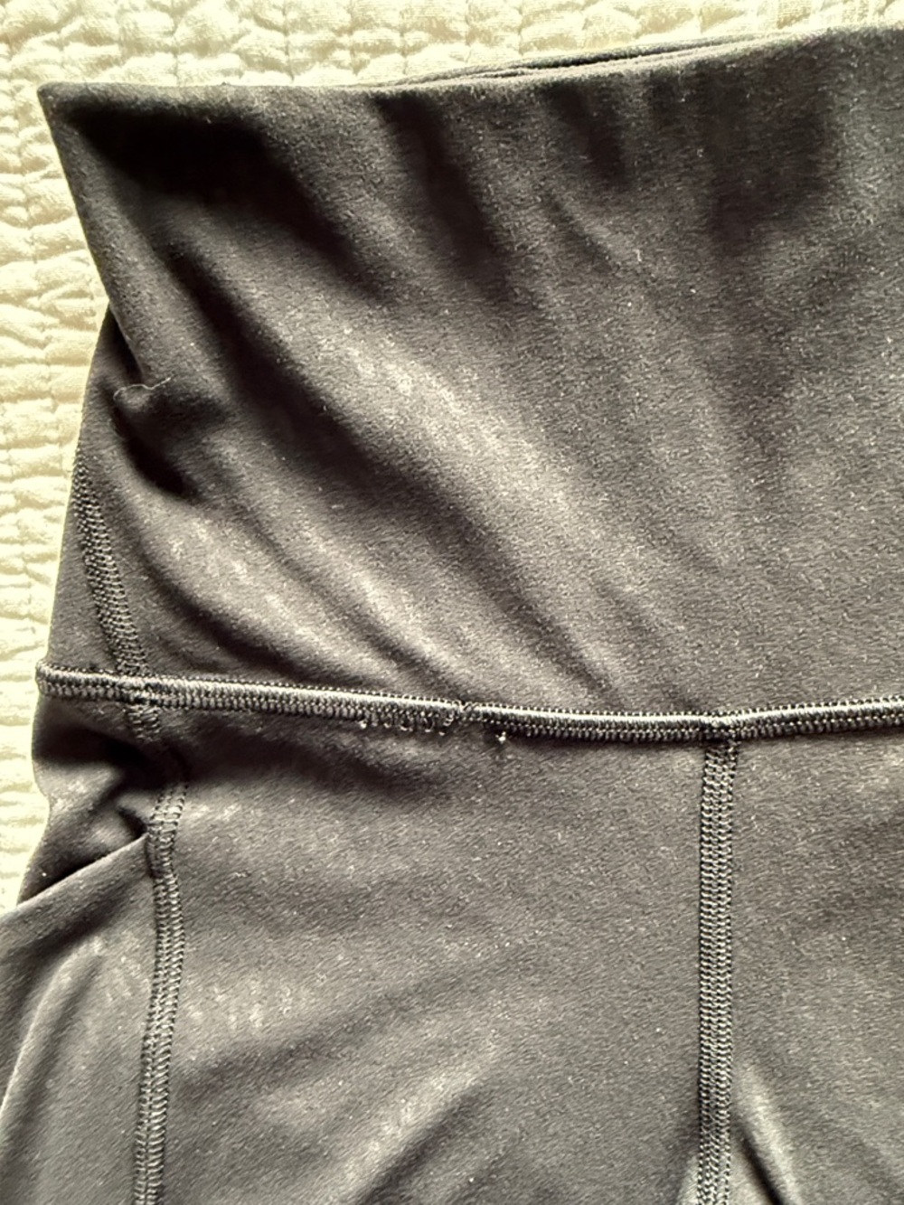 Lululemon Black High-Waist Align Workout Shorts 8” - Picture 3 of 5